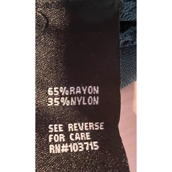 NWT Nanette Lepore M Teal Blue Green Perforated Sweater Dress Demure Holiday - Picture 14 of 16